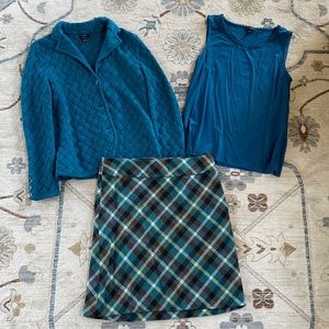 COPY - Talbots sweater top and skirt set